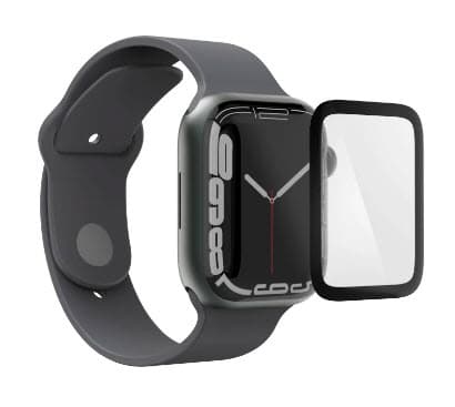 Hama Super Hybrid, Apple, Watch 7 / 8 / 9, 45 mm, Slagtålig, Stötsäker, Reptålig, Stöttålig, Transparent, 1 styck