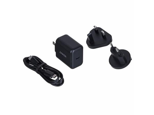 Anker 3-in-1 Cube - Langaton latausteline - MagSafe + verkkovirtasovittimella - 15 wattia - MFI-sertifioitu - musta
