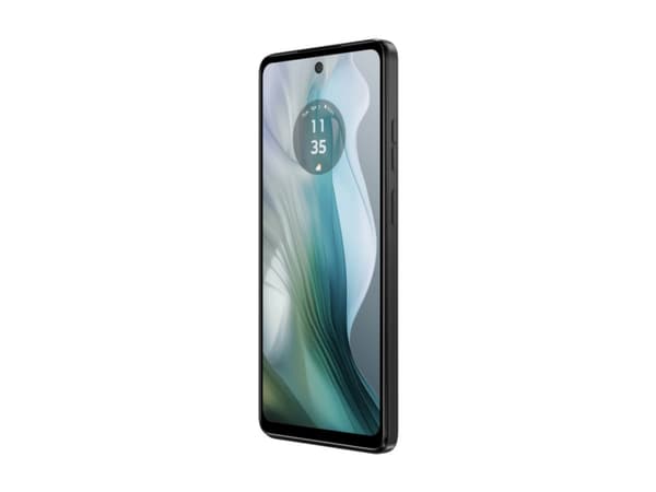 Motorola Moto E14 - 4G smarttelefon - dobbelt-SIM - RAM 2 GB / Internminne 64 GB - microSD slot - LCD-display - 6.56" - 1612 x 720 piksler (90 Hz) - Grafitt, Grå