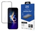 Miniatyrbild 1 av 2: 3MK HardGlass Max, Apple, iPhone 16 Pro Max, Fallsäker, Reptålig, Svart, Transparent, 1 styck