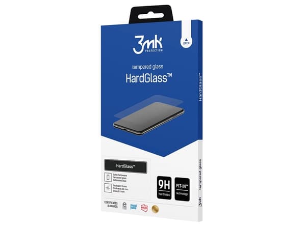 3MK HardGlass, Apple, iPhone 16, Slagbestandig, Ridseresistent, läpinäkyvä, 1 stk, 1 stk