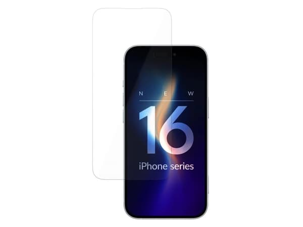 3MK HardGlass, Apple, iPhone 16, Slagbestandig, Ridseresistent, läpinäkyvä, 1 stk, 1 stk