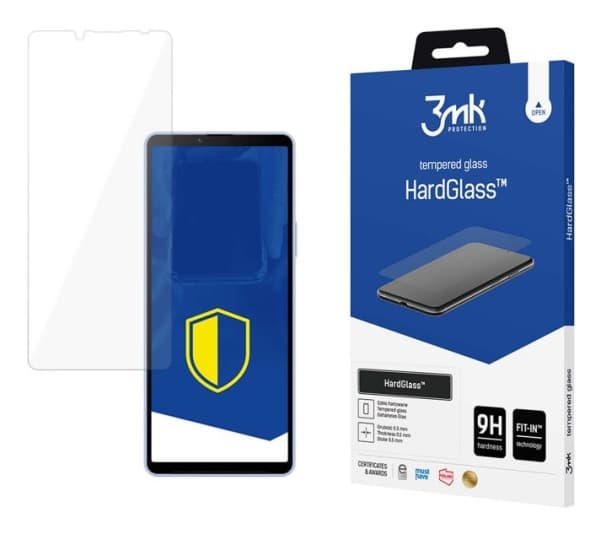 3MK HardGlass, Sony, Xperia 1 VI, Slagbestandig, Ripebestandig, Gjennomsiktig, 1 stykker