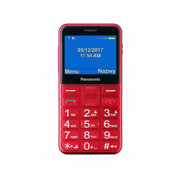 Matkapuhelin senioreille Panasonic KX-TU155EXRN 2,4"