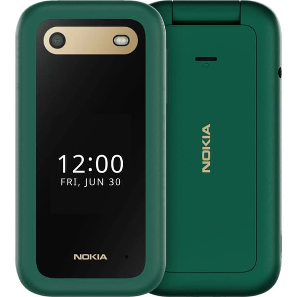 Mobiltelefon Nokia 2660 FLIP Grön 2,8" 128 MB Grön