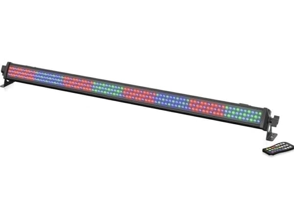 Behringer LED FLOODLIGHT BAR 240-8 RGB-R LED-palkki, jossa on 240 RGB-lediä ja kaukosäädin