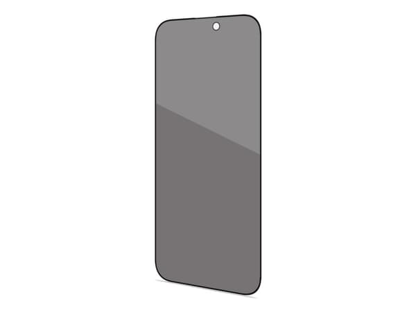 Celly PRIVACYF1081BK, Apple, iPhone 16 Pro Max, naarmuuntumaton, iskunkestävä, musta, läpinäkyvä, 1 kpl