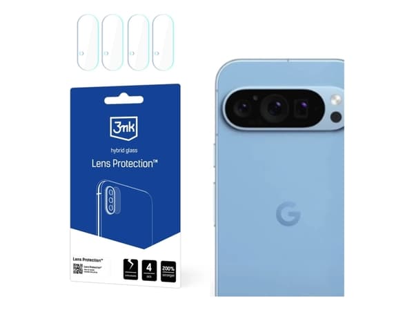 3MK 5903108589550, Google, Google Pixel 9 Pro, Slagtålig, Reptålig, Splitterskyddad, Transparent, 4 styck