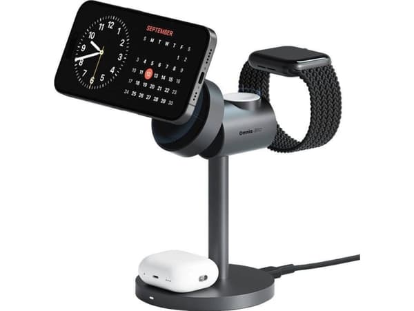 Aukey Aukey langaton laturi 3-in-1, Qi2.0 15W