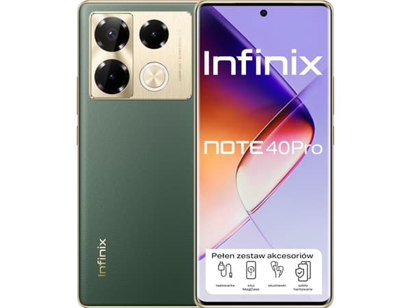 Telefon Infinix Note 40 Pro 12+256GB, Vintage Green