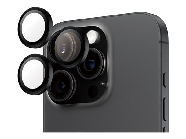 PanzerGlass Hoops - Linsskydd för mobiltelefon - för Apple iPhone 16 Pro, 16 Pro Max