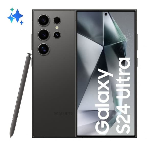 Smartphone Samsung Galaxy S24 Ultra SM-S928B 6,8" 12 GB RAM 512 GB Svart Svart, Titan