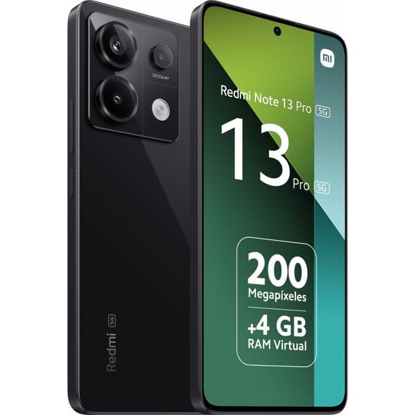 Smartphone Xiaomi REDMI NOTE 13 PRO 5G 6,67" 8 GB RAM 256 GB Svart