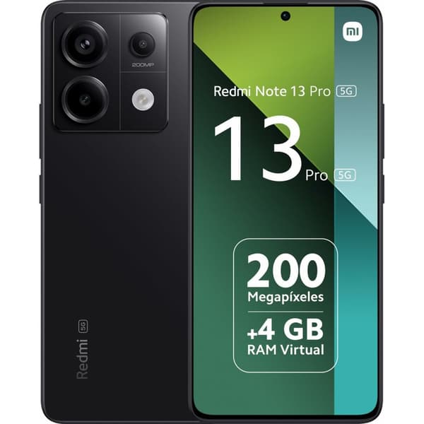 Smartphone Xiaomi REDMI NOTE 13 PRO 5G 6,67" 8 GB RAM 256 GB Svart Svart