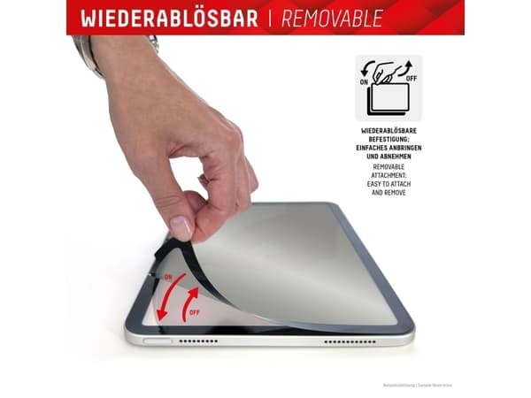 Displex 01983, Personvern skjermbeskytter, 27,7 cm (10.9"), Blank, 3H, Polyetylentereftalat (PET), 1 stykker