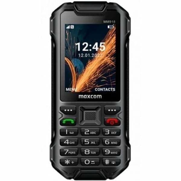 Mobil telefon for eldre voksne Maxcom MM918-BLACK Sort