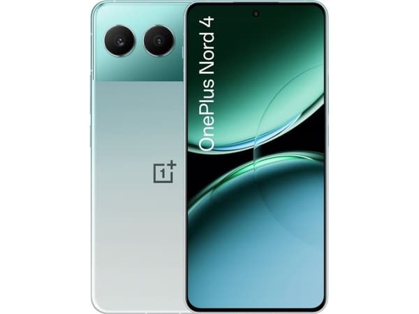 OnePlus Nord 4 - 5G pekskärmsmobil - dual-SIM - RAM 12 GB / Internminne 256 GB - OLED-skärm - 2772 x 1240 pixlar - 2 bakre kameror 50 MP, 8 MP - fron