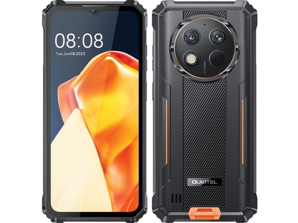 Smarttelefon Oukitel WP28S 4/128GB svart og oransje (WP28S-OE/OL)