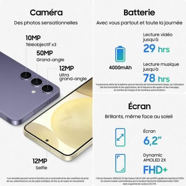 Smartphone Samsung 8 GB RAM 128 GB Gul