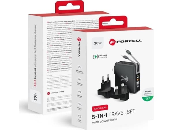 ForCell-lader 1x USB-A 1x USB-C 3 A