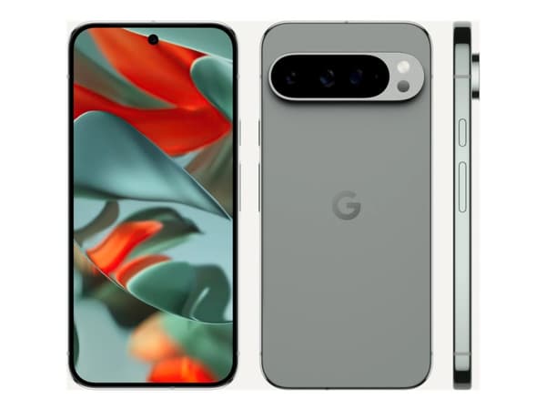 Google Pixel 9 Pro XL - 5G pekskärmsmobil - dual-SIM - RAM 16 GB / Internminne 512 GB - OLED-skärm - 6.8" - 2992 x 1344 pixels (120 Hz) - 3 st. bakre Grön