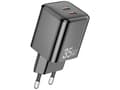 Pikkukuva 2 / 2: Awei PD65-EU 35W GaN 2xUSB-C verkkovirtalaturi / ilman kaapelia - musta