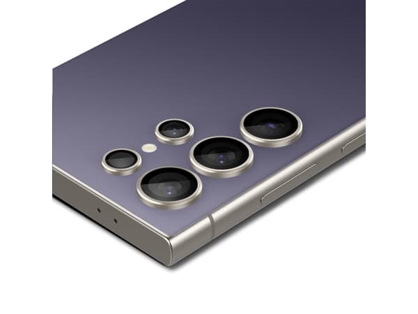 Spigen GLAS.tR EZ Fit Optik Pro, Samsung, Galaxy S24 Ultra (2024), Fallbestandig, Ripebestandig, Gjennomsiktig, Fiolett, 2 stykker