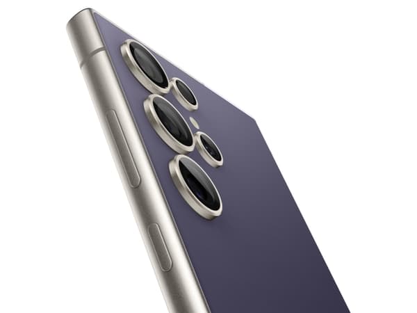 Spigen GLAS.tR EZ Fit Optik Pro, Samsung, Galaxy S24 Ultra (2024), Fallbestandig, Ripebestandig, Gjennomsiktig, Fiolett, 2 stykker