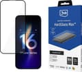 Miniatyrbild 3 av 3: 3MK HardGlass Max, Apple, iPhone 16 Pro, Fallsäker, Reptålig, Svart, Transparent, 1 styck
