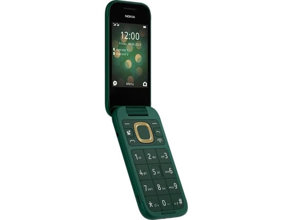 Nokia 2660 Flip, Flip, Dubbla SIM-kort, 7,11 cm (2.8"), 0,3 MP, 1450 mAh, Grön