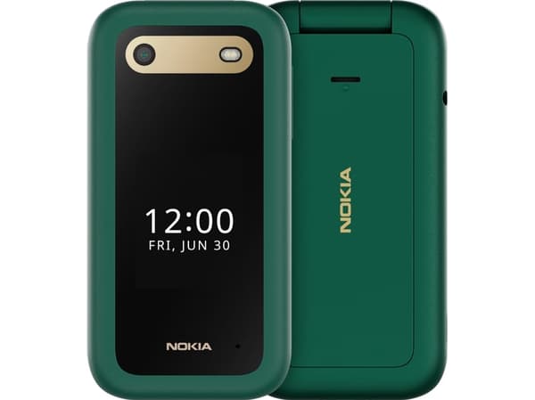 Nokia 2660 Flip, Klapptelefon, Dobbel SIM, 7,11 cm (2.8"), 0,3 MP, 1450 mAh, Grønn Grønn