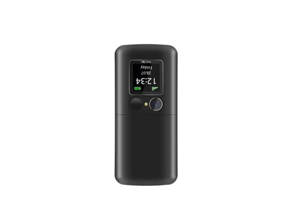 Beafon Fold10, simpukka, yksi SIM, 5,59 cm (2,2"), Bluetooth, 1000 mAh, musta, hopea