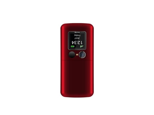 Beafon Fold10, Clamshell, Enkelt SIM, 5,59 cm (2.2"), Bluetooth, 1000 mAh, Sort, Rød Sort, Rød