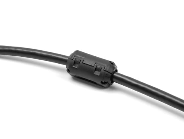 Delock ferrittkjerne / ferrittring for rund kabel 9 mm 2 stk sort