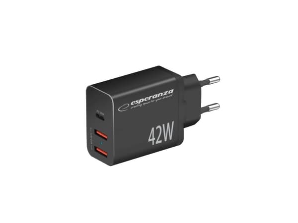 Esperanza EZC106K netoplader 42W sort