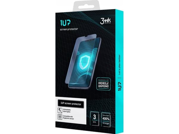 3MK 1UP, Apple, iPhone 16 Plus, Dammresistent, Slagtålig, Transparent, 3 styck