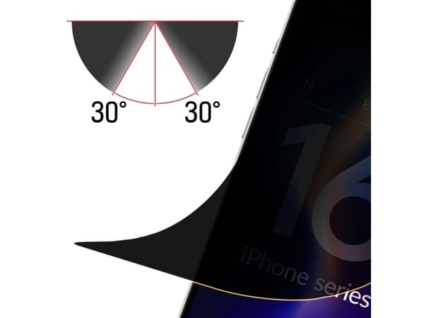 3MK Silky Matt Privacy, Apple, iPhone 16 Pro, Slagbestandig, Ripebestandig, 1 stykker