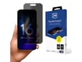 Miniatyrbilde 1 av 5: 3MK Silky Matt Privacy, Apple, iPhone 16 Pro, Slagbestandig, Ripebestandig, 1 stykker