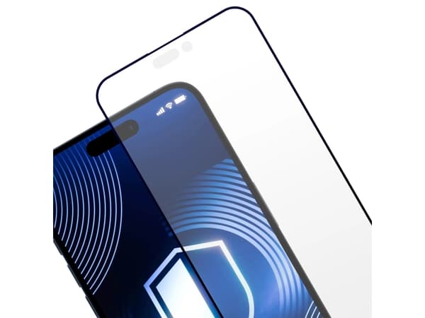 3MK HardGlass Matt Max, Apple, iPhone 16 Pro Max, Drop resistant, Impact resistant, Reflective, Black, Transparent, 1 pc(s)
