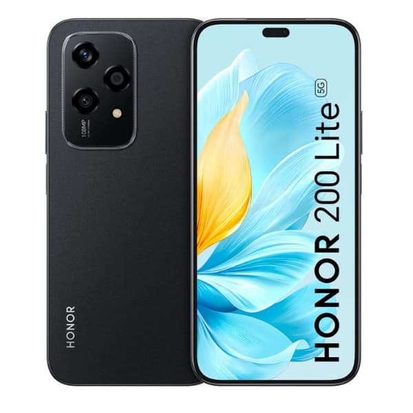 Smartphone Honor HONOR 200 LITE 8+256GB DS 5G Sort