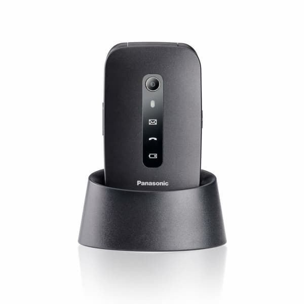 Mobiltelefon Panasonic Svart Sort