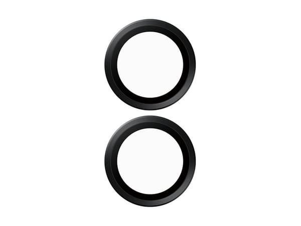 PanzerGlass Hoops - Linsskydd för mobiltelefon - svart - för Apple iPhone 16, 16 Plus