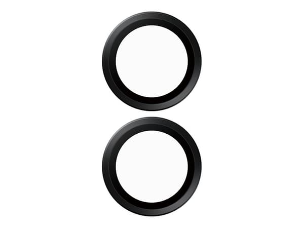 PanzerGlass Hoops - Linsskydd för mobiltelefon - svart - för Apple iPhone 16, 16 Plus