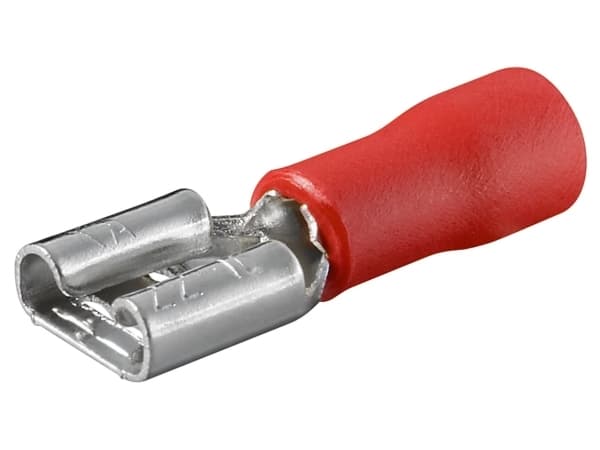 Goobay FSH 6.4 R, Rød, 100 stykker
