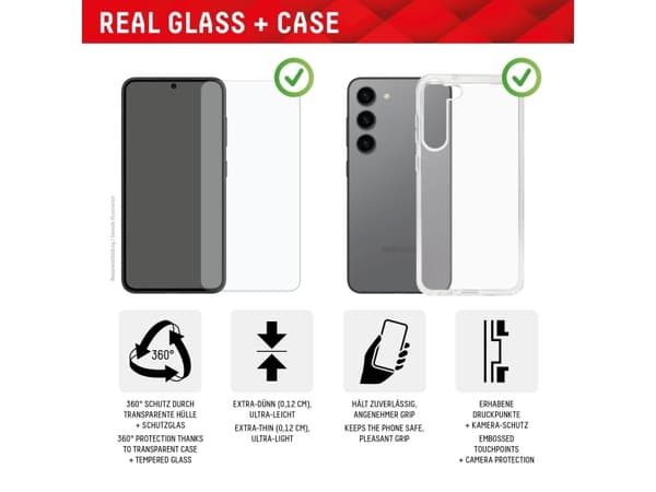 Displex 01954, Samsung, Galaxy A55 5G, Torr applicering, Smutsavvisande, Reptålig, Stöttålig, Stötsäker, Transparent, 1 styck