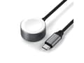Pikkukuva 3 / 5: Satechi - Opladningskabel til smart watch - 24 pin USB-C han - 19,3 cm - avaruudenharmaa - avaruusharmaa