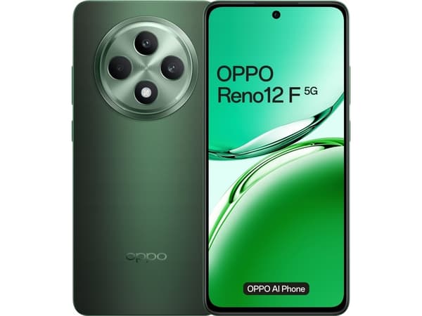 OPPO Reno12 F 5G 16,9 cm (6.67") Dual-SIM Android 14 USB Typ-C 8 GB 256 GB 5000 mAh Grün (110010233413)