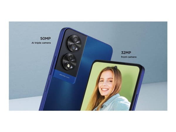 TCL 40 NXTPAPER - 4G smarttelefon - dobbelt-SIM - RAM 8 GB / Internminne 256 GB - microSD slot - 6.78" - 2460 x 1080 piksler - 3x bakkamera 50 MP, 2