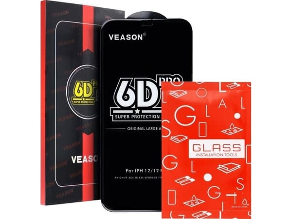 Hofi karkaistu lasi 6D Pro Veason Glass - Iphone 7 / 8 / SE 2020 / SE 2022 musta