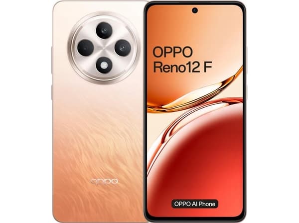 OPPO Reno12 F 4G, 16.9 cm (6.67"), 8 GB, 256 GB, 50 MP, Android 14, Orange